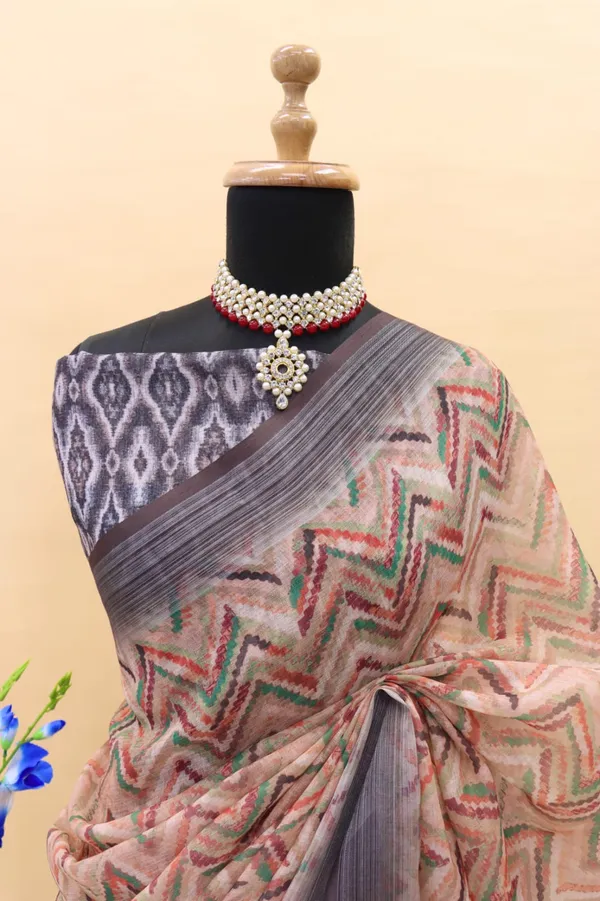 LINEN_FABRIC_DIGITAL_PRINT_SAREE